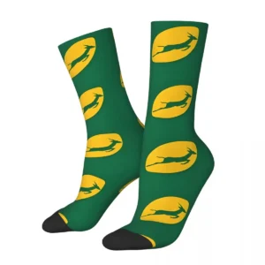 Hip Hop Vintage Rugby Crazy Men's compression Socks Unisex Rugby South Africa Street Style Seamless Printed Funny Crew Sock